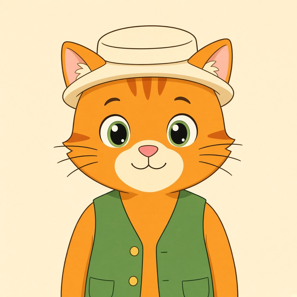 戴帽小猫