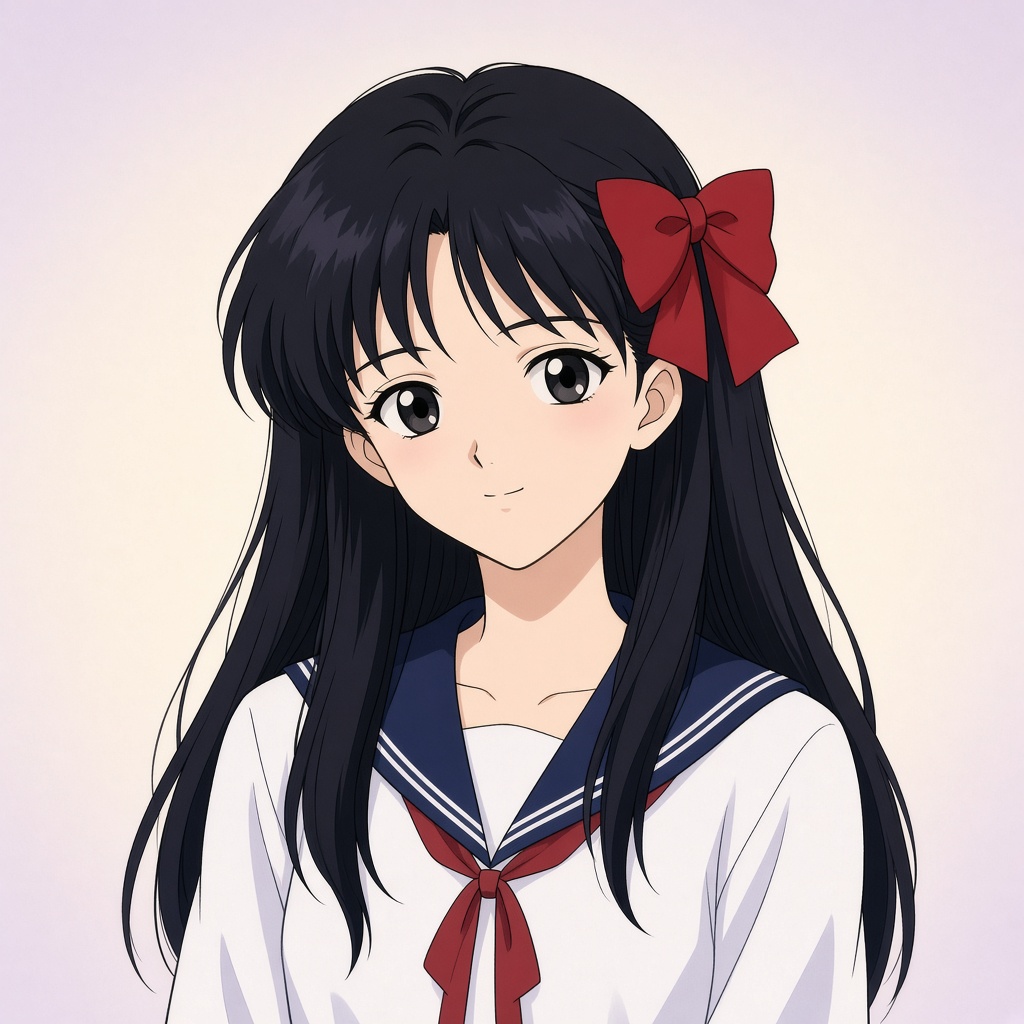 蝴蝶结女孩